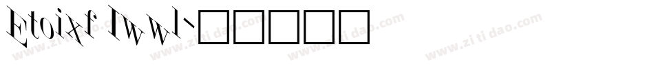 Jumble Book字体转换
